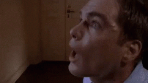 Man Sits On Stool With Pants Down In Living Room GIF