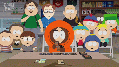 Man Sitting At Desk Let's Play Magic The Gathering GIF