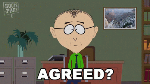 Man Sitting At Desk With Agreed GIF