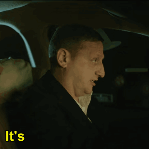 Man Sitting In Car Saying It's Simply Too GIF