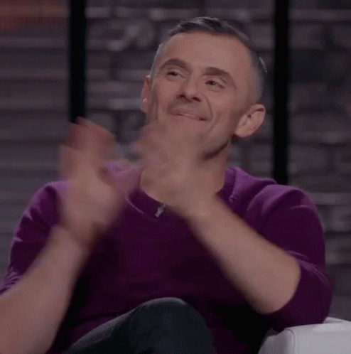 Man Sitting In Chair Clapping GIF