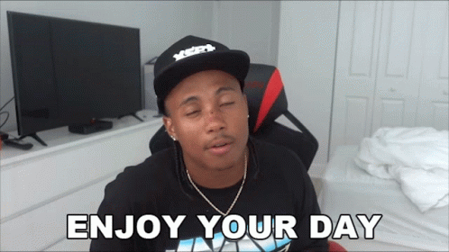 Man Sitting in Chair Enjoy Your Day