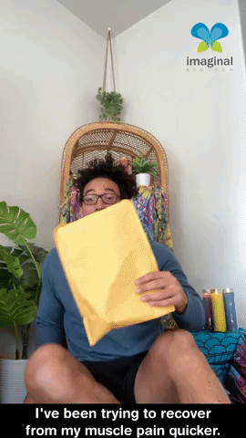 Man Sitting in Chair Holding Yellow Envelope Saying Ive Been Trying