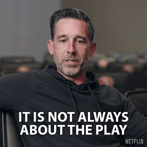 Man Sitting in Chair Saying It Is Not Always About Play