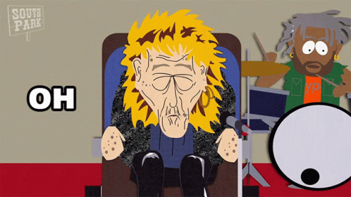 Man Sitting in Chair Saying Oh