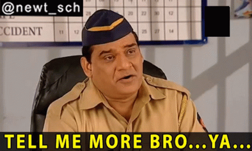 Man Sitting In Chair Tell Me More Bro Ya GIF