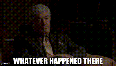 Man Sitting in Chair With Whatever Happened There