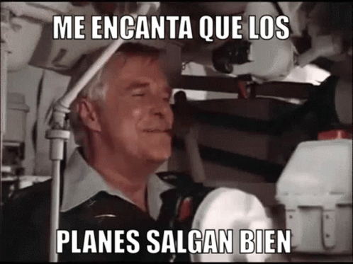 Man Sitting in Cockpit Eyes Closed Meme