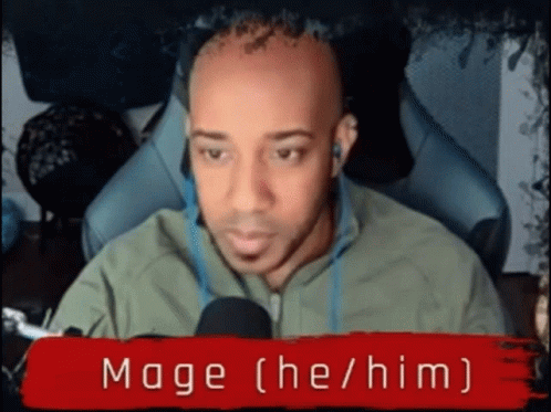 Man Sitting In Front Of Microphone GIF