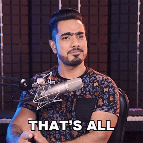 Man Sitting In Front Of Microphone GIF