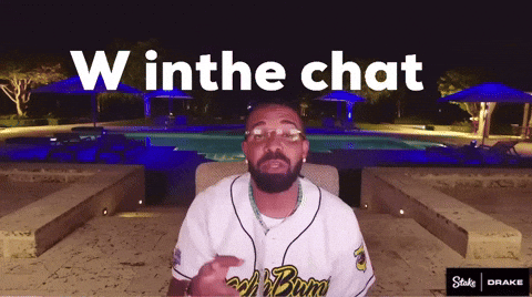 Man Sitting in Front of Pool With W in Chat