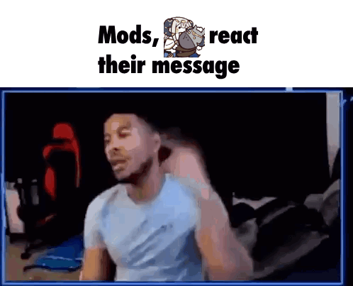 Man Sitting in Front of Screen Mods React Their Message