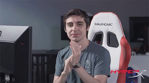 Man Sitting In Gaming Chair GIF