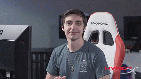 Man Sitting In Maxnomic Chair GIF