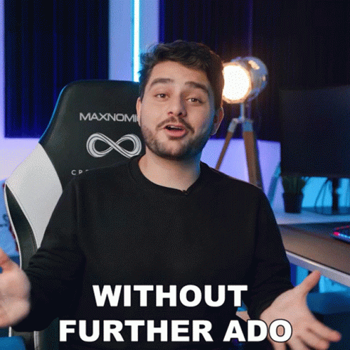 Man Sitting In Maxnomic Chair GIF