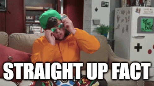 Man Sitting On Couch Talking On Phone GIF