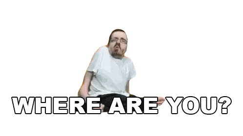 Man Sitting on Floor Asking Where Are You