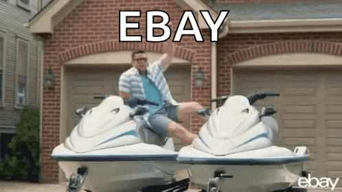 Man Sitting On Jet Ski GIF
