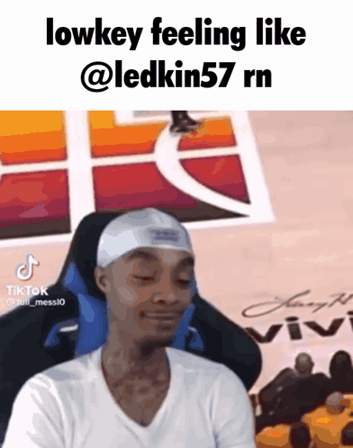 Man Sitting With Eyes Closed Feeling Lowkey GIF