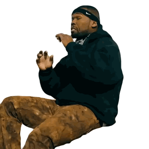 Man Sitting with Nike Headband