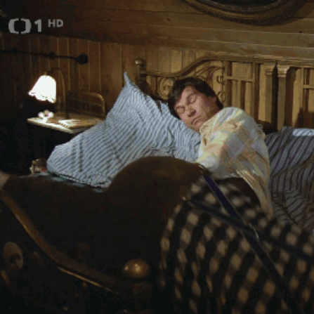 Man Sleeping in Bed with 01 HD