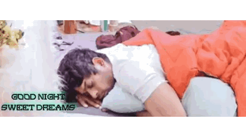 Man Sleeping Under Blanket Good Night