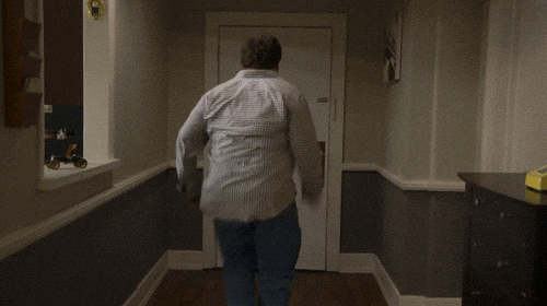 Man Smashing Through Door See Ya GIF