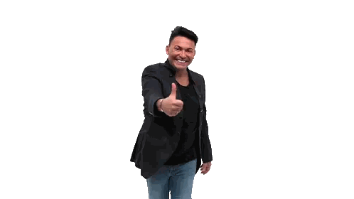Man Smiling and Giving Thumbs Up