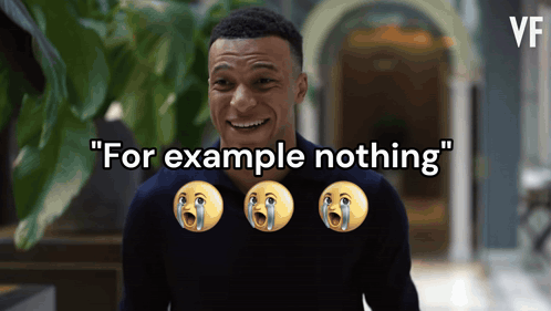 Man Smiling For Example Nothing