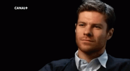 Man Smiling In Front Of Canal+ GIF