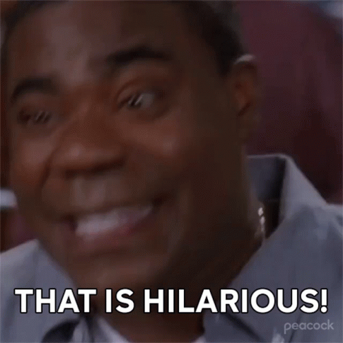 Man Smiling Saying That Is Hilarious