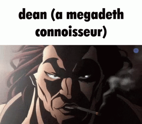 Man Smoking Cigarette Dean Megadeth Connoisseur GIF