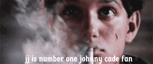 Man Smoking Cigarette JJ Is Number One