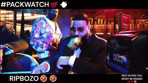 Man Smoking Cigarette #Packwatch 100 GIF