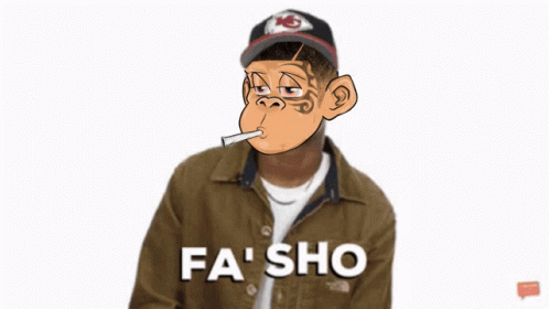 Man Smoking Cigarette Saying Fa Sho