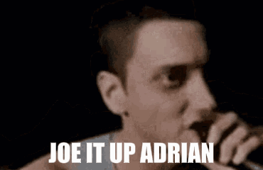 Man Smoking Cigarette Says Joe It Up Adrian