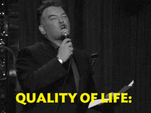 Man Speaking Into Microphone Quality Of Life GIF