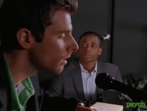 Man Speaking Into Microphone Saying Banana