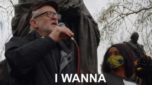 Man Speaking Into Microphone Saying I Wanna
