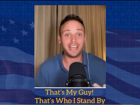 Man Speaking Into Microphone Saying That's My Guy GIF