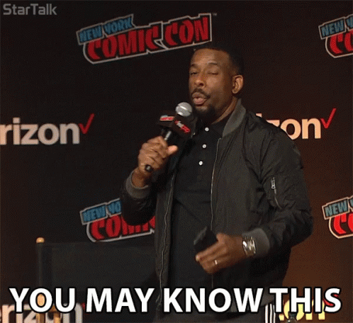 Man Speaking Into Microphone You May Know This