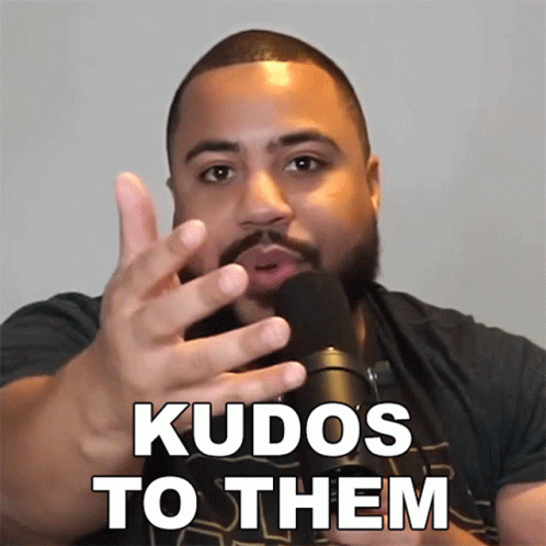 Man Speaking Kudos To Them GIF