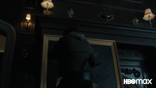 Man Stabbing A Painting GIF