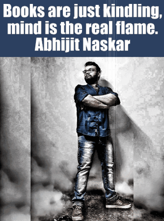Man Standing Arms Crossed Abhijit Naskar Quote GIF