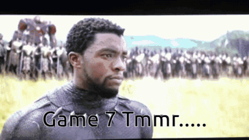 Man Standing Before Crowd With Game 7 Tmmr GIF
