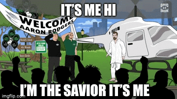 Man Standing Before Helicopter Saying It's Me Hi GIF