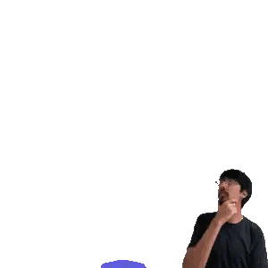 Man Standing Before Red Card