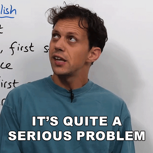 Man Standing Before Serious Problem