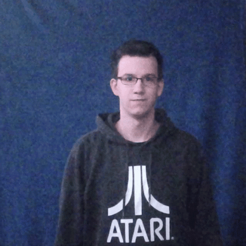 Man Standing Gotcha Finger Gun GIF