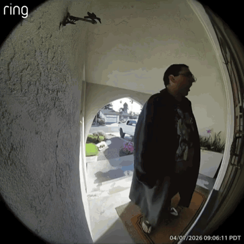 Man Standing In Doorway 04/07/2026 GIF